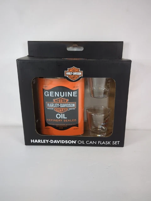 harley davidson hip flask