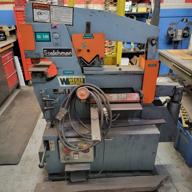 Scotchman Iron worker 4014 C With Tooling And Angle Shear