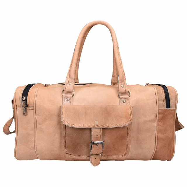 AUTHENTIQUE GRAND SAC de voyage Texier avec clé et bandoulière EUR 70,00 - FR