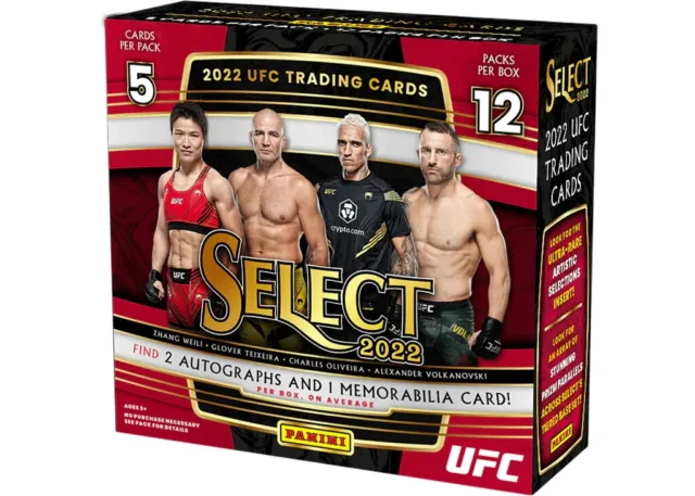 2022 Panini UFC Select Base Parallel Rookie Insert Carte Scegli la tua carta