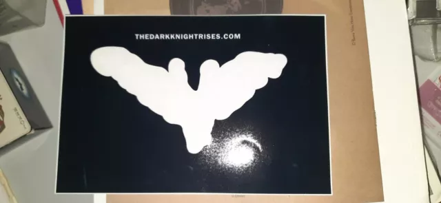 The Dark Knight Batman Rare Sticker Promo Movie Launch