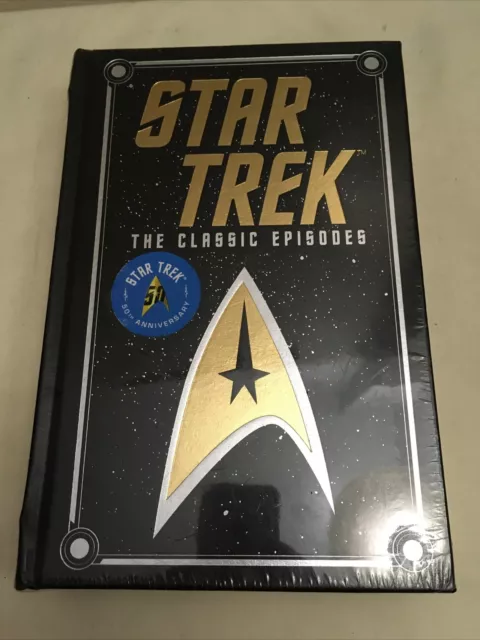 STAR TREK: THE CLASSIC EPISODES by James Blish Deluxe Bonded Leather NEW SEALED