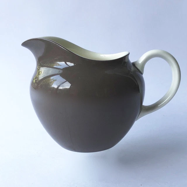 Wedgwood Etruria & Barlaston Havana Milk Jug Brown & Cream 0.5 Pint MCM 1950s