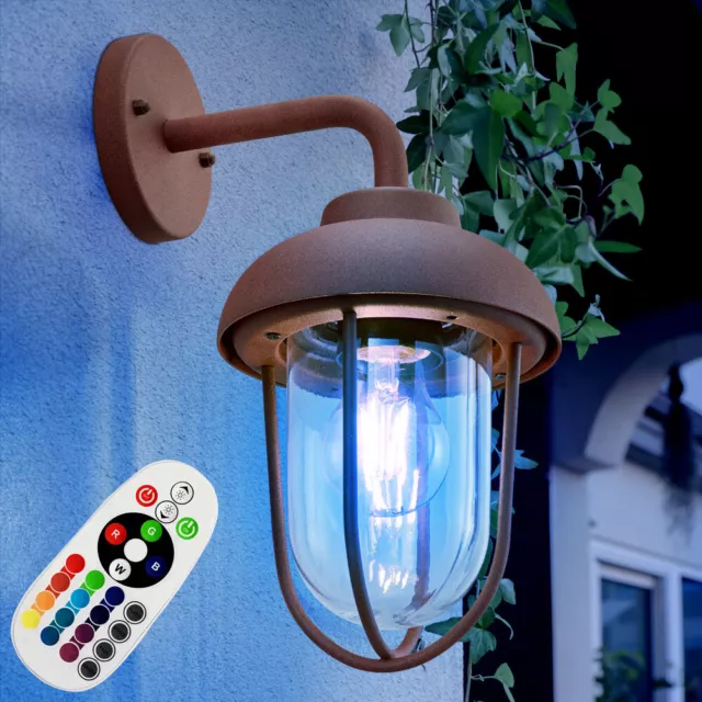 Projecteur mural extérieur intelligent RVB LED lampe ALU éclairage de cadre  de jardin application vocale contrôlable