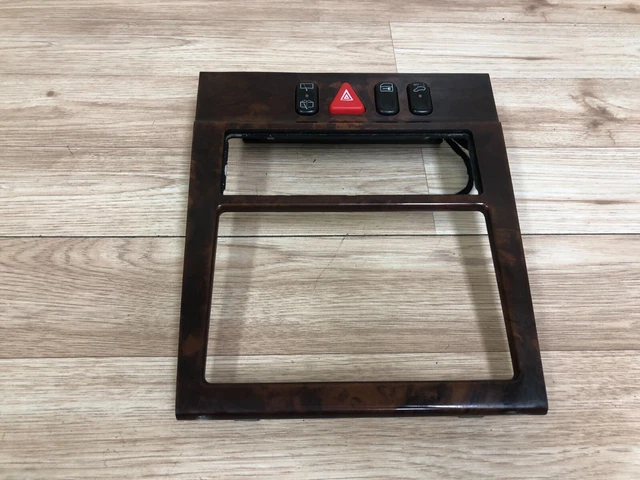 Mercedes Benz Oem W210 E320 E430 E55 Front Navigation Screen Wood Panel 98-02 2
