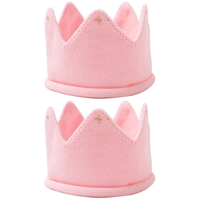 2 pz cappello a maglia bambino bambino bambino corona modellazione bambino bambino bambino bambino bambino bambino bambino