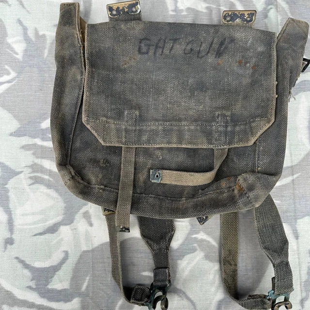 ORIGINAL WW2 BRITISH Army / RAF 37 Pattern Small Pack & L Strap Set £22 ...