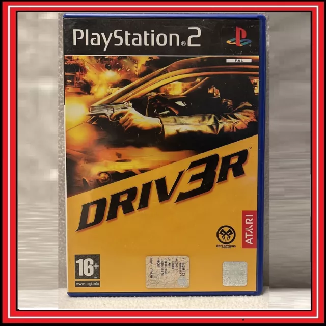 DRIVER / DRIV3R per PS2 Sony Playstation 2 PAL COMPLETO in Italiano ATARI
