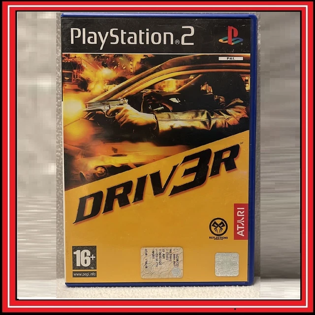 DRIVER / DRIV3R per PS2 Sony Playstation 2 PAL COMPLETO in Italiano ATARI