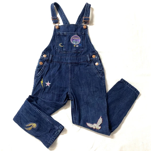 Harry Potter Wizarding World (UK) 6-7 Years Children’s Denim Overalls Bib Jean