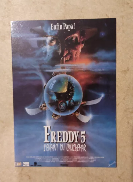 carte postale cinéma film horreur FREDDY 5 L'enfant du cauchemar