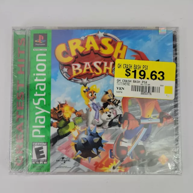 Crash Bash (Sony PlayStation 1 PS1) Greatest Hits BRAND NEW