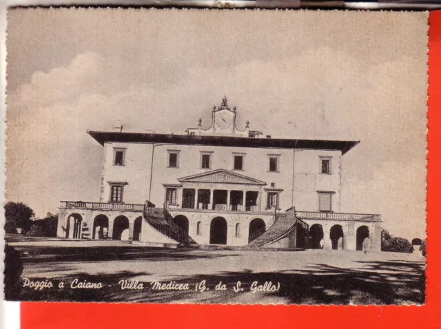Cartolina  Poggio A Caiano B/N   Viaggiata  1974 Villa Medicea   Regalo