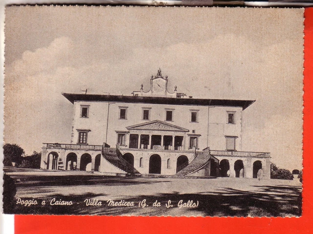 Cartolina  Poggio A Caiano B/N   Viaggiata  1974 Villa Medicea   Regalo