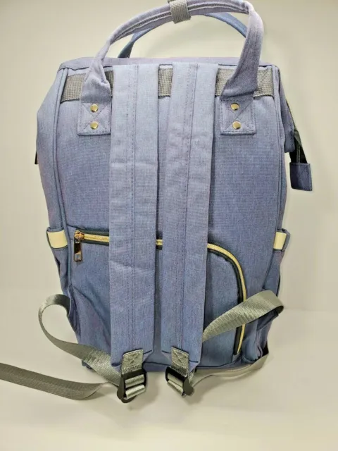 LAND Large Diaper Backpack, Multifunction Waterproof Travel Nappy Bag, Durable 2