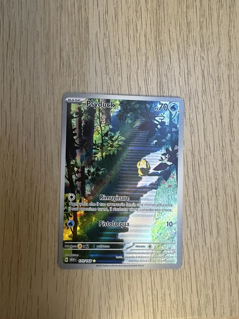 CARTE POK MON PSYDUCK Alternative Art Rare Pokemon 151 175 165 Mint Ita carte-pok-mon-psyduck-alternative-art-rare-pokemon-151-175-165-mint-ita