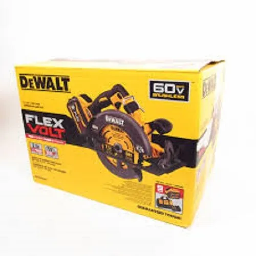 NEW DEWALT DCS578X1 FLEXVOLT 60-Volt MAX 7-1/4" Circular Saw KIT W/Brake 9.0Ah