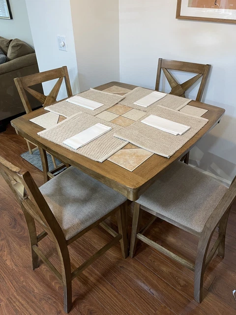 kitchen dining table set 4 chairs