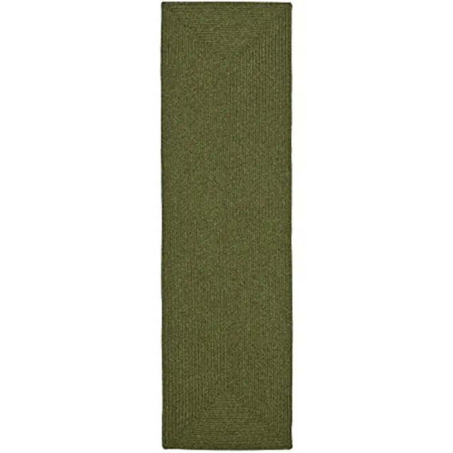 New Rug Collections BRD315A-9 10'L x 2' 3''W Transitional Green Runner