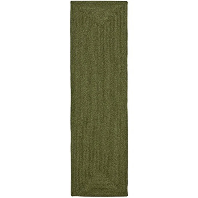 New Rug Collections BRD315A-9 10'L x 2' 3''W Transitional Green Runner