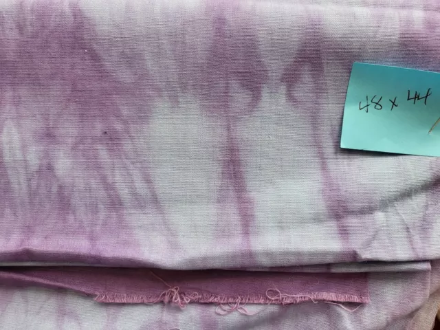 VINTAGE PURPLE TYE Dyed Fabric 48 X 44 Inches $3.95 - PicClick