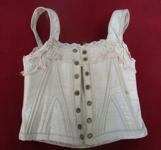 Corset Ancien en Coton pour Poupée Ancienne Jumeau Dep Bru