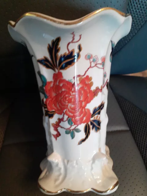 Vintage James Kent Old Foley Vase Eastern Glory made in England 7 inch