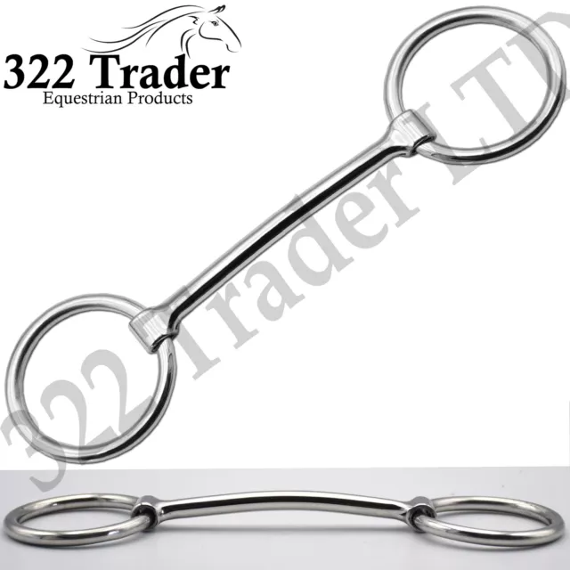 Loose Ring Mullen Mouth Snaffle Horse Bit Stainless Steel