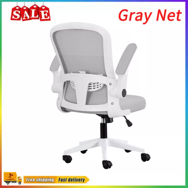 Mesh Office Chair Computer Desk Chair Flip-up Arms Height Adjustable Ergonomic