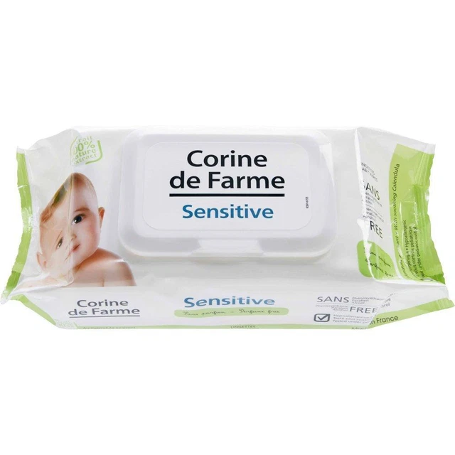 Lingettes Bebe Bio - Corine De Farme