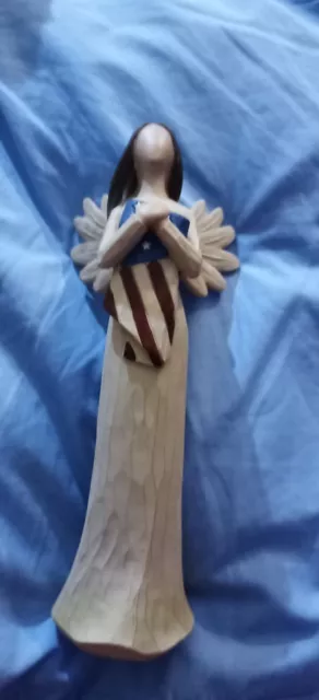 Patriotic Angel Figurine