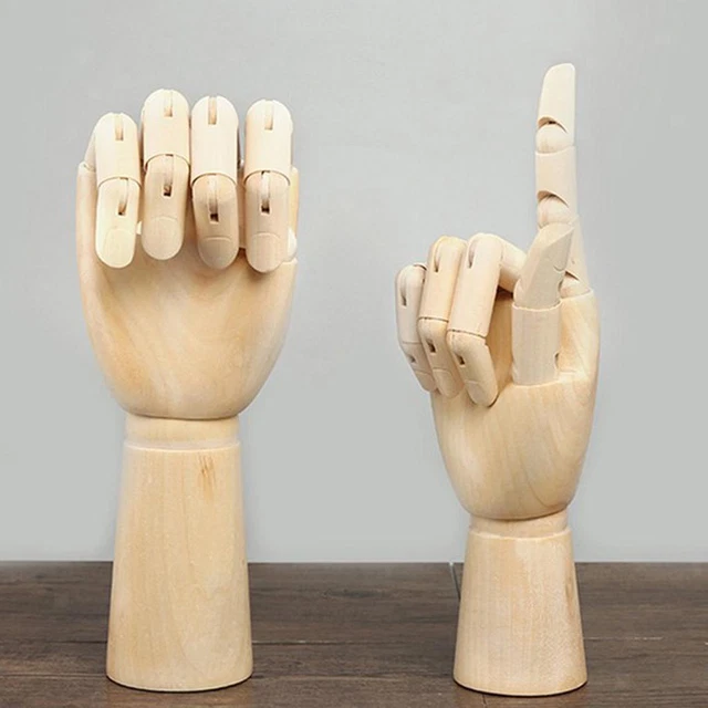 Gelenkig 18cm Holzpuppe Handmalhilfe Kinder