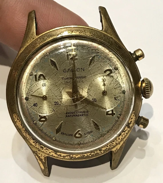 Montre Chronographe Talgo Sans Bracelet - Occasion à Réviser Ou Pour Pièces