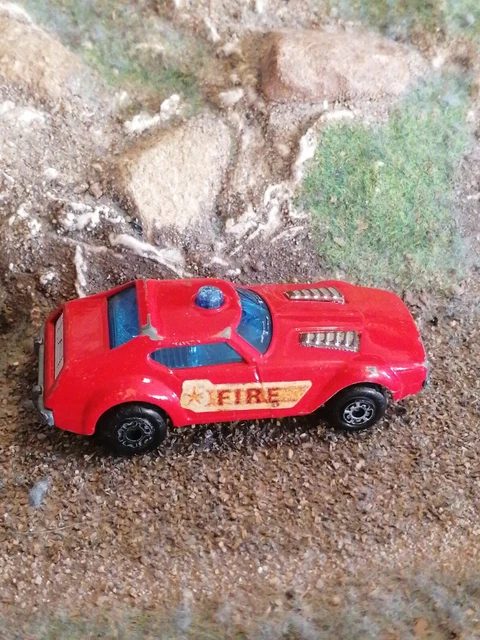 Matchbox Vintage Lesney Superfast Mercury Fire Chief #59 In