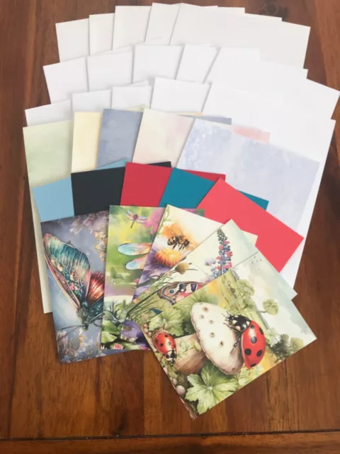 30 pk, incls 5 white cards, envelopes, card fronts, inserts, prints + solid mats
