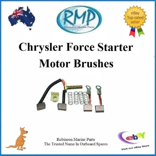 A Brand New Set Of Starter Motor Brushes For Chrysler/Force Outboards # R 385952