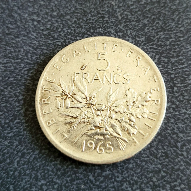 Pièce 5 Francs semeuse Argent 1965