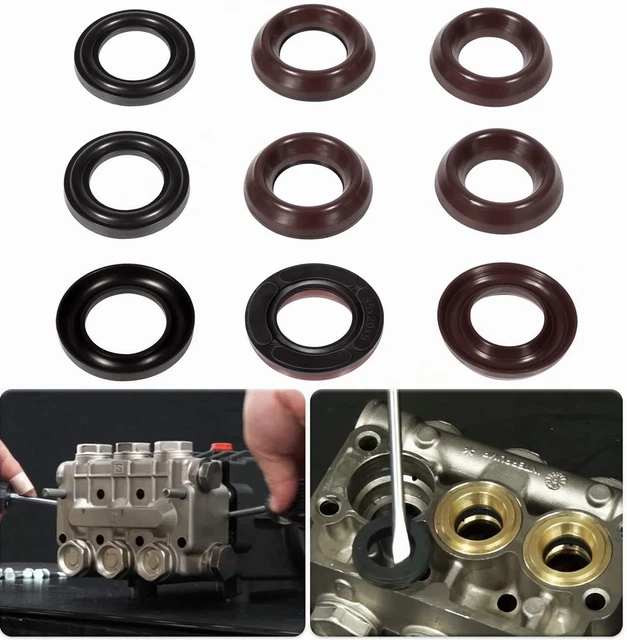 Fits General Pump Kit 69 PACKING KIT 20mm, Repair Kit for GP K69 Interpump
