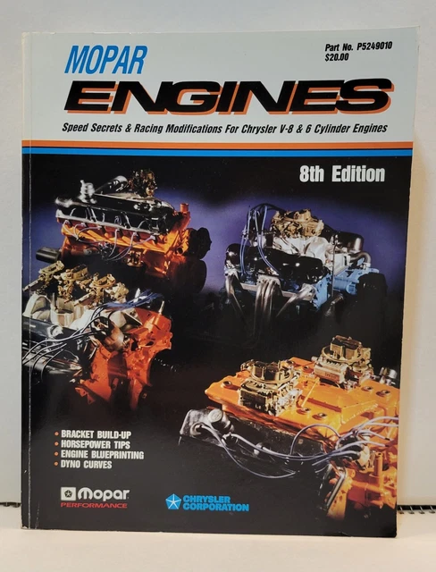 MOPAR SPEED SECRETS & Racing Modifications V8 & 6 Cyl Engines 8th ...