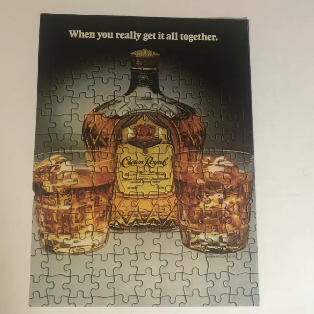 1982 Crown Royal Print Ad Advertisement Vintage Pa2