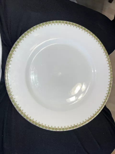 1 Antique Wm Guerin Co Limoges Dinner Plate 9.75”