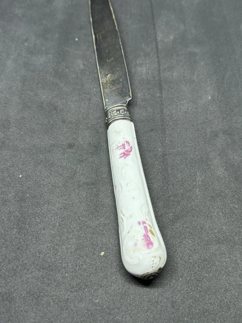 Lot De 11 Couteaux Anciens à Fruit/fromage - Lame Argent - Orfèvre PQ
