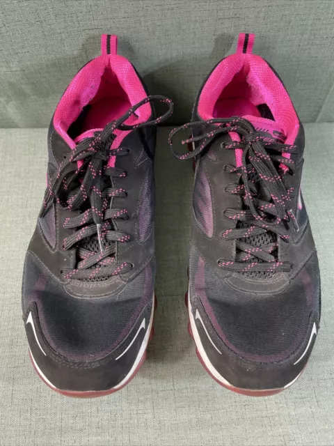 Skechers Sport Womens Sneaker Size 10 Skech Air Run High Fashion Black and Pink 3