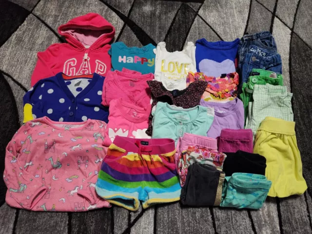 HUGE Cute Lot of Girls 2T All Season Gymboree Carters & More Clothes 25 Pieces