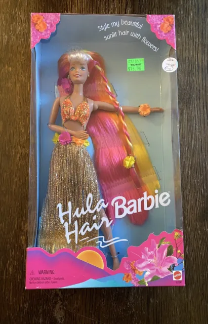 Vintage 1996Hula Hair Barbie Doll  Mattel Hawaii Sealed Box Original Package