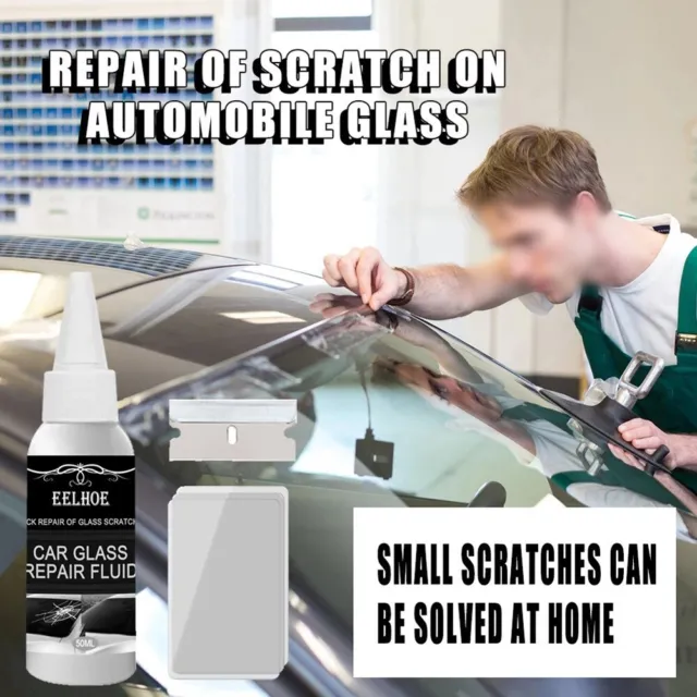 PROFESSIONAL CAR WINDSHIELD Scratch Repair Kit Fast & Transparent 50ml  $18.48 - PicClick AU