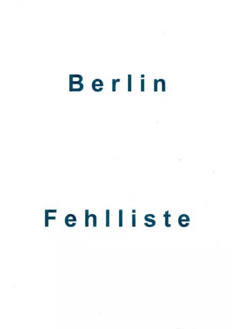 Berlin 1990 , 1989 , 1988 , 1987 , 1986 , 1985 , 1984 , 1983 , 1982 gestempelt