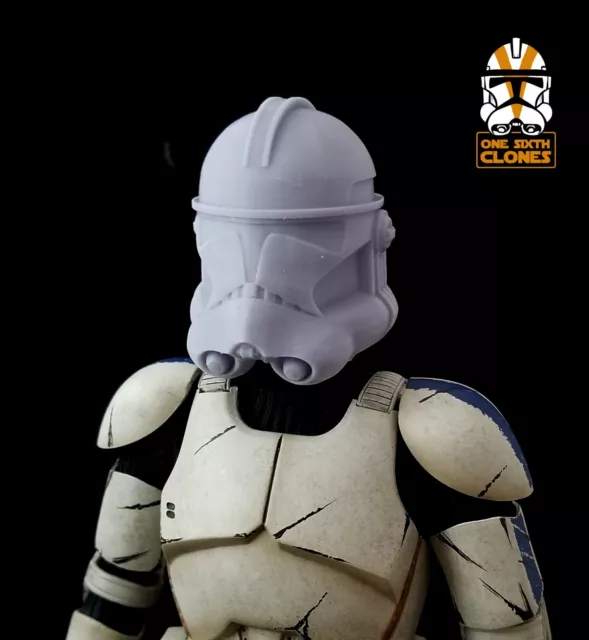 Star Wars 1/6 Clone Trooper Phase 2 Helmet Blank for Custom 12" Figure