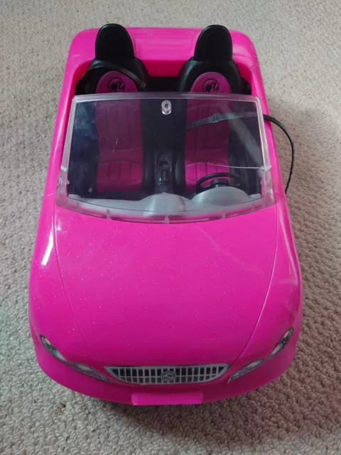 Mattel Barbie Doll and Pink Convertible - HBY30