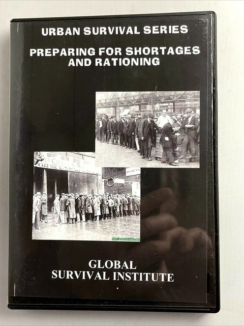 Urban Survival GUIDE DVD- HOW TO PREPARE FOR SHORTAGES & RATIONING